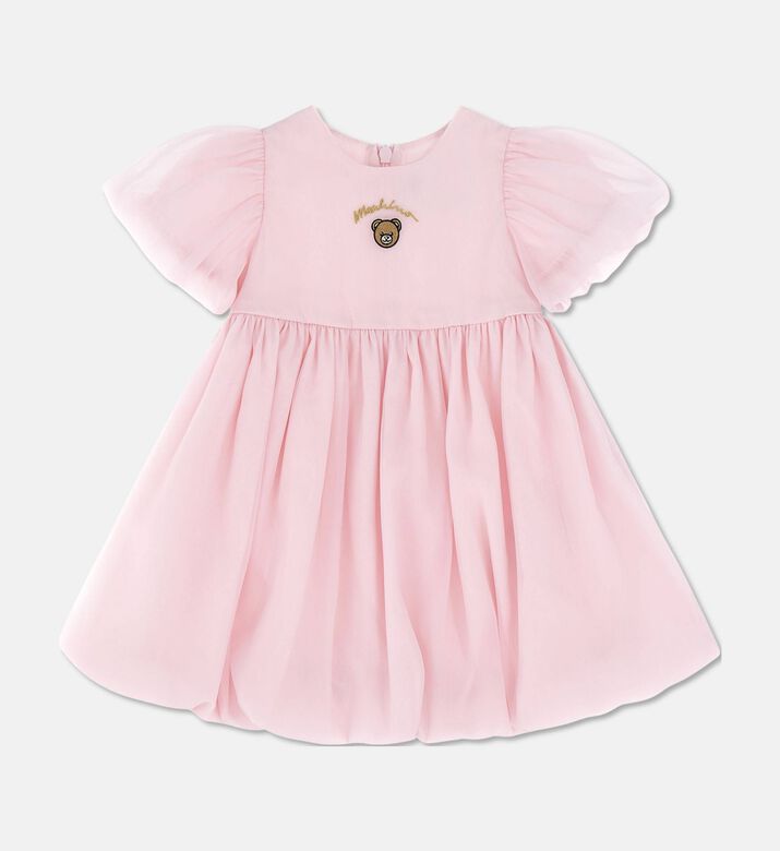 Moschino BKT Teddy Logo-embroidery Voluminous Dress, Packshot View