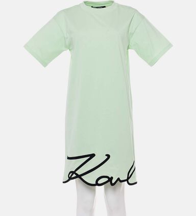 Casual Logo T-shirt Dress