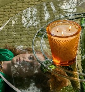 Lalique Candle Vase 750g Jungle, Packshot View