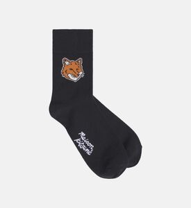 جوارب مطاطية بتطريز ثعلب