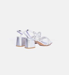 Leather Metallic Strappy Sandals Leather Metallic Strappy Sandals