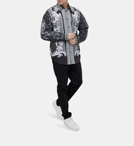 قميص بطبعة باروك حيوانية