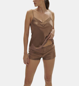 Dreamy Silk Lace Trim V-neck Top Dreamy Silk Lace Trim V-neck Top