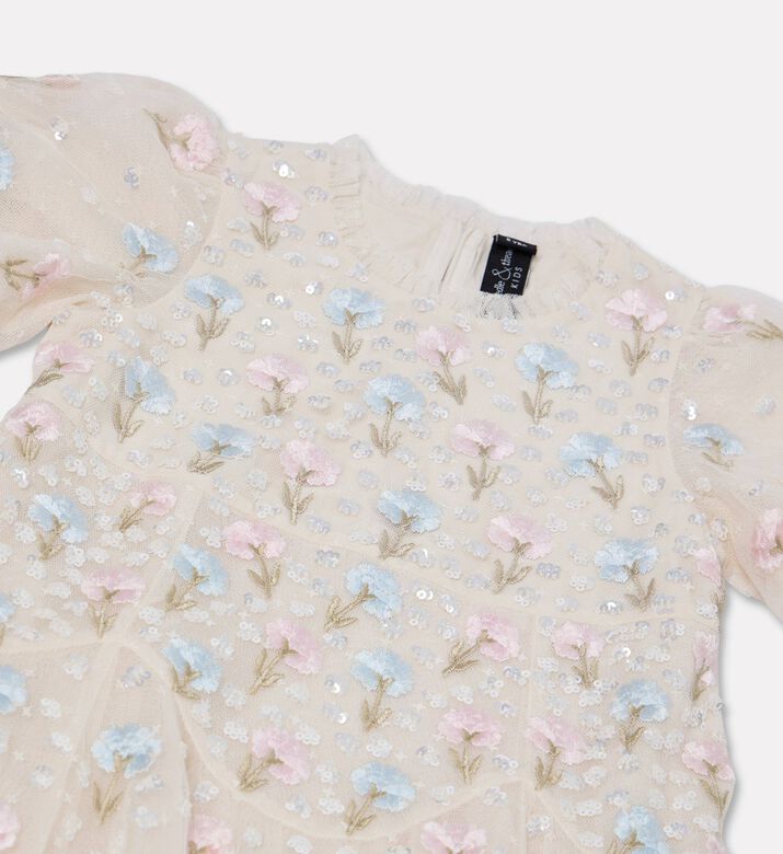 Needle And Thread Starry Nights Sequin Floral-star Mini Dress, Packshot View