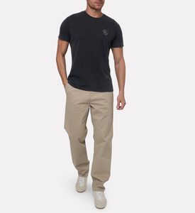 Maison Labiche Popincourt Sledding-embroidery T-shirt, Model View