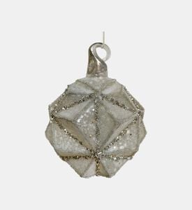 Embellished Angled Glass Ornament Embellished Angled Glass Ornament