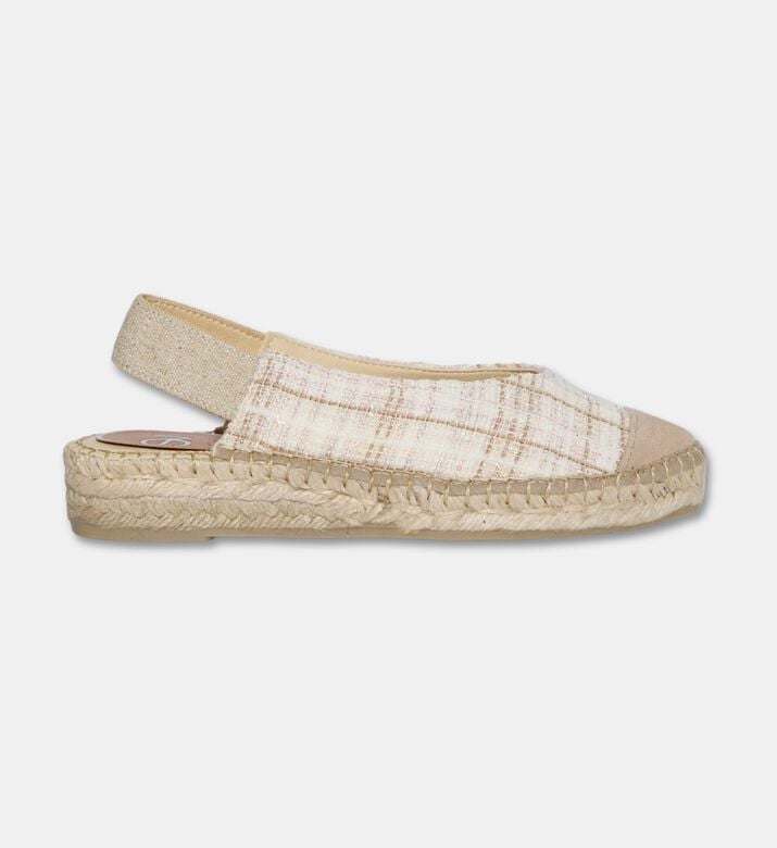 Salvi Tweed Slingback Espadrille Flat, Packshot View