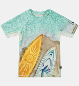 Neptune Surf Art Crewneck T-shirt