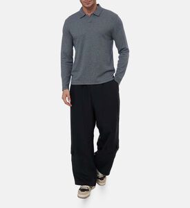 Vince Johnny Long-sleeve Regular-fit Top, Model View