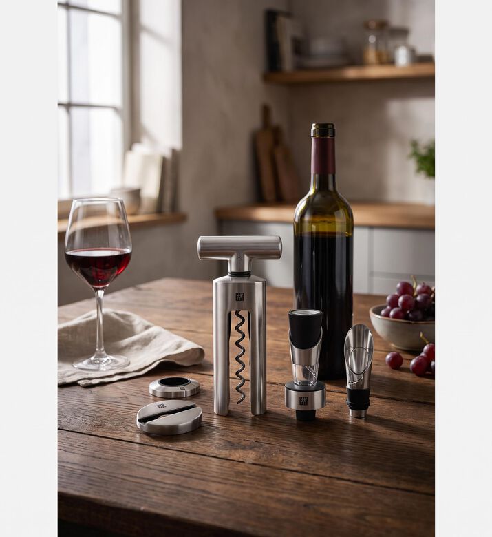 Zwilling Stainless Steel 4-piece Sommelier Set, Model View