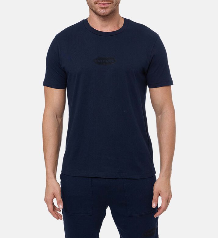 Zadig et Voltaire Logo-print Short-sleeve T-shirt, Dark-navy, M, Model View