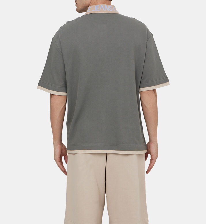 Logo Cotton Piquet Polo Shirt