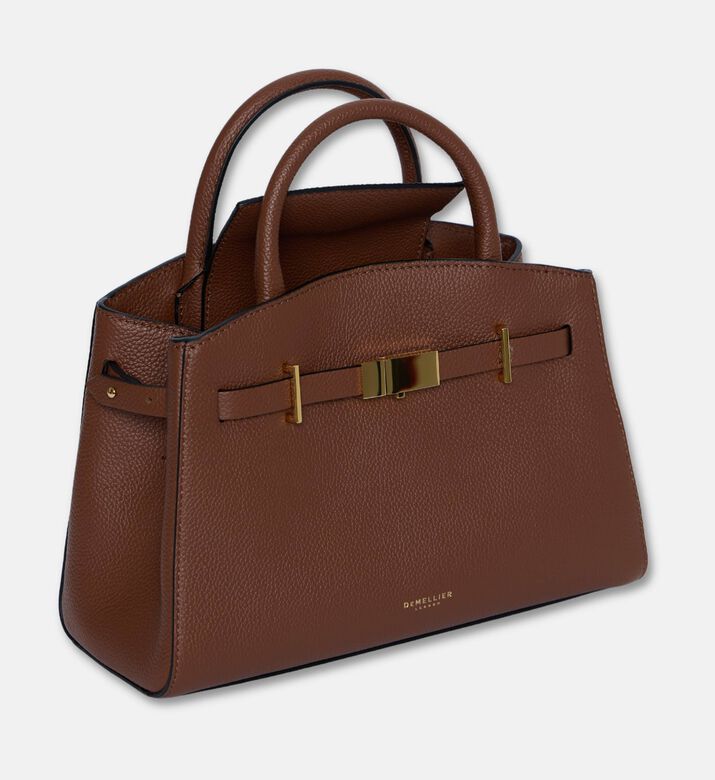 Demellier The Small Hudson Crossbody Bag, Light-brown, Packshot View