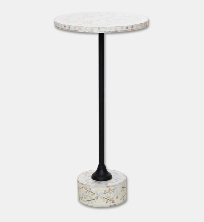 Home Deco and More Round Pedestal Side Table, Packshot View