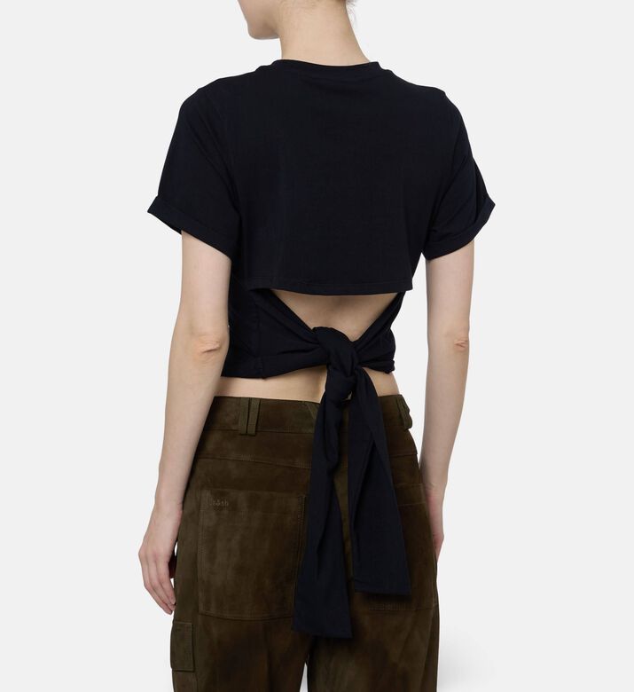 Ba and Sh Ts Blanca, Black, Xs, Model View