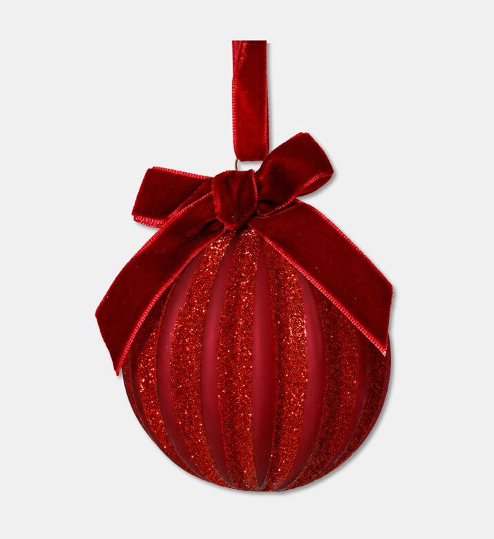 Kaemingk Baubles Glass Glitter Rnd, Packshot View