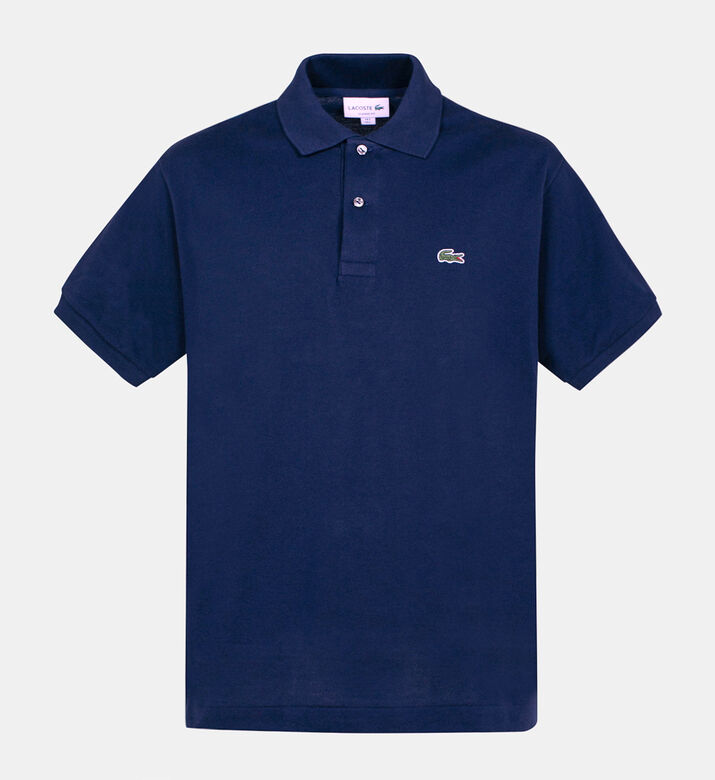 Cotton Short Sleeves Bord Polo Shirt