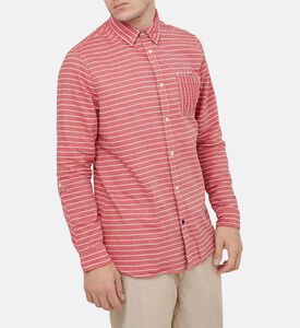 Striped Sleeve-adjustment Shirt