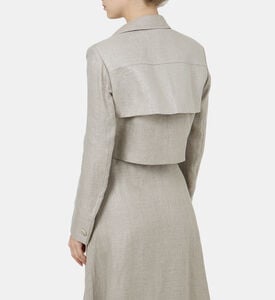 Sofia Cropped Trench Coat Jacket Sofia Cropped Trench Coat Jacket