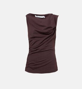 بلوزة بحزام كتف ملتوي