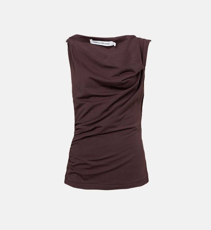 بلوزة بحزام كتف ملتوي