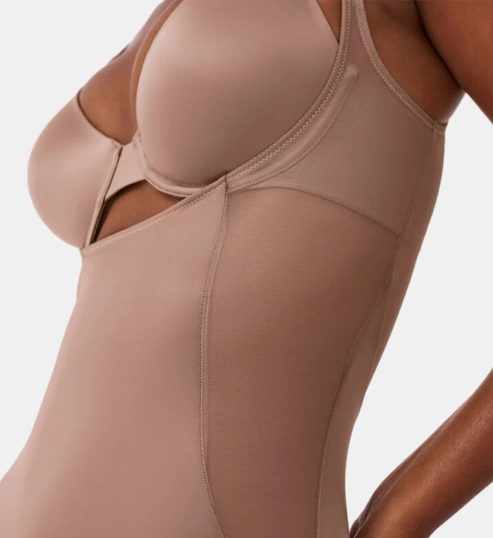 Open-bust Mid-thigh Bodysuit