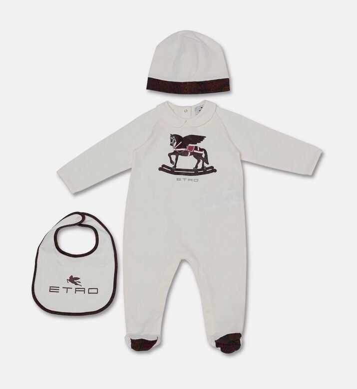 Etro Peter Pan Collar Babygrow Set, Packshot View
