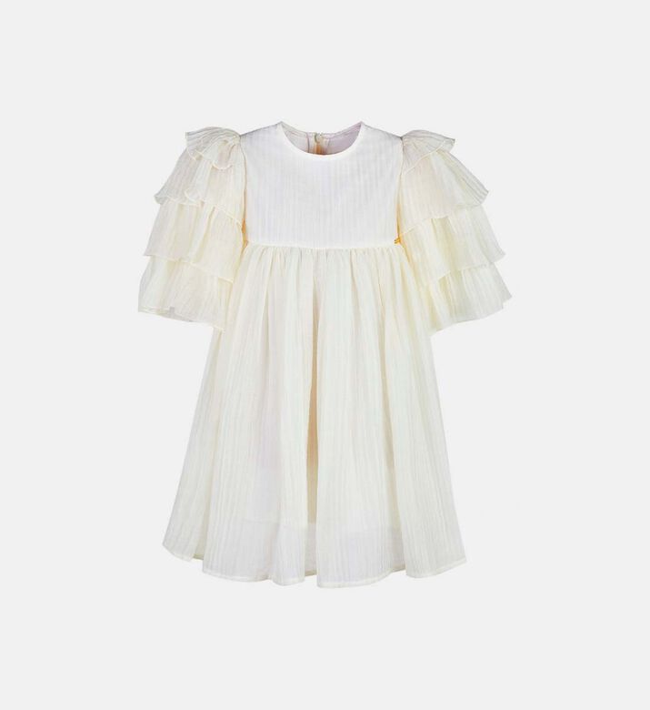 Pleated Sleeveless Dress