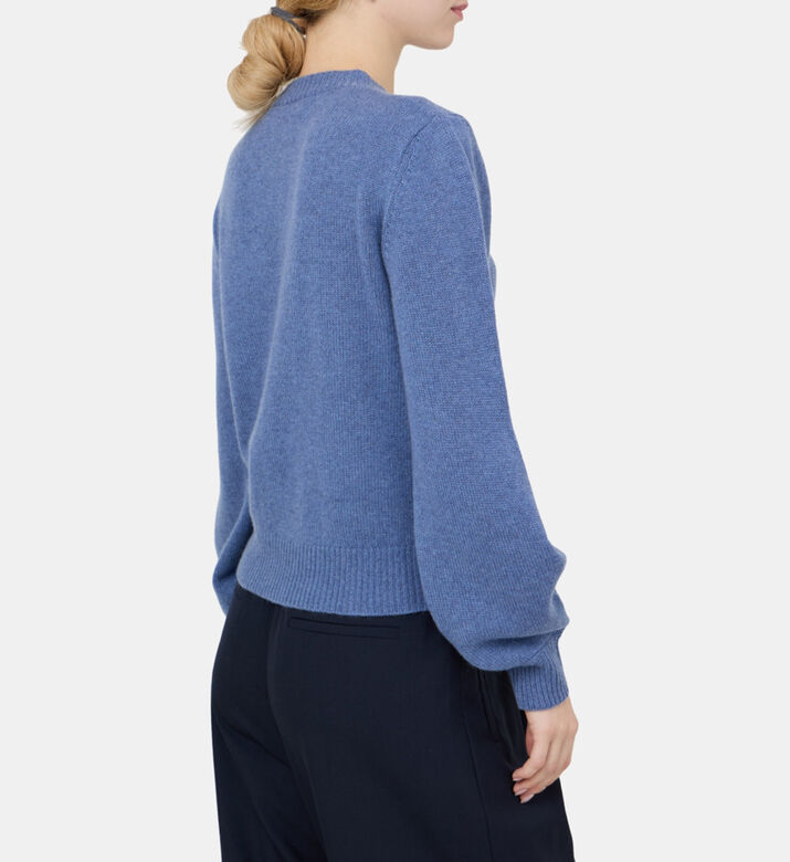 Cashmere Logo-patch Cardigan