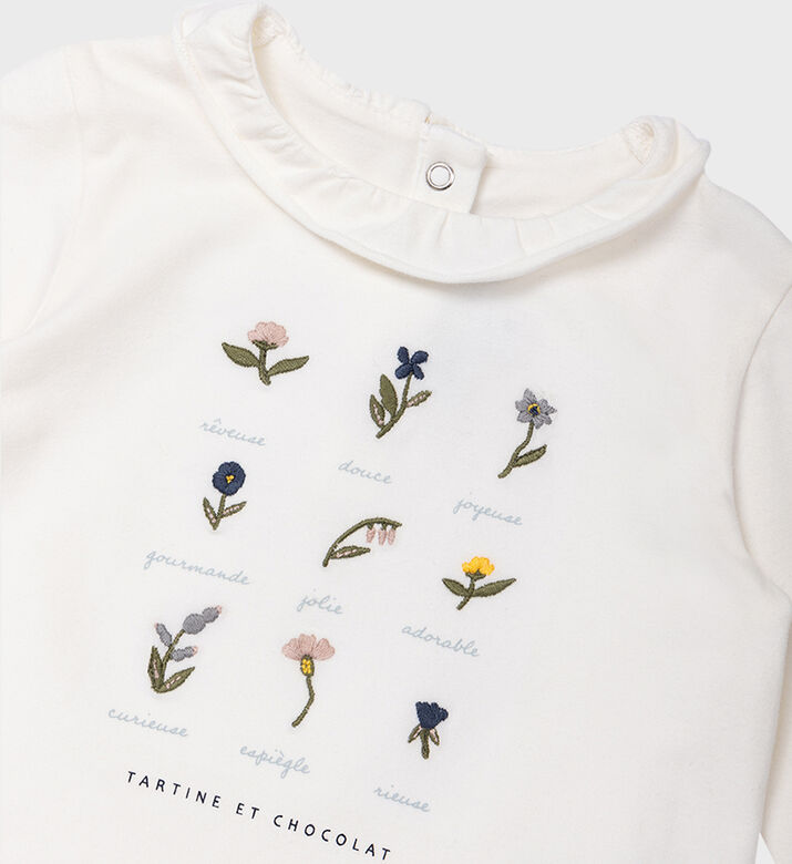 Baby Jardin Dhiver Cotton Floral Top Baby Jardin Dhiver Cotton Floral Top