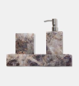 Home Deco and More Amyst Marble 4-piece Bathset, Packshot View