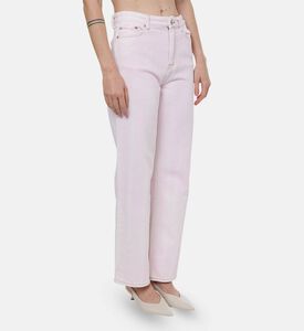 Ganni Overdyed Regular-fit Denim Pants, Model View