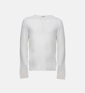 بلوزة بياقة بصف أزرار