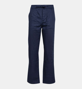 بنطال تويل بأرجل مستقيمة