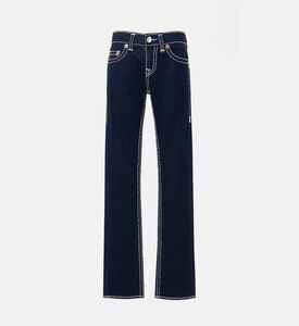 True Religion Contrast Stitching Dark Wash Bootcut Jeans, Packshot View