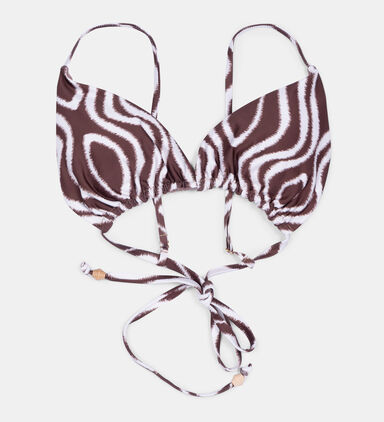 Kiki Congo Printed Bikini Top
