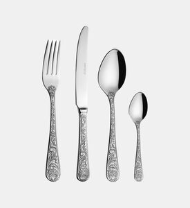 مجموعة أدوات مائدة فيرساي بلمسة لامعة 48 قطعة