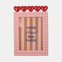 Heart Polyresin Photo Frame