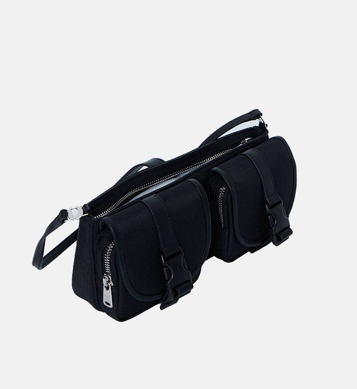 Buckle Closure Crossbody Bag