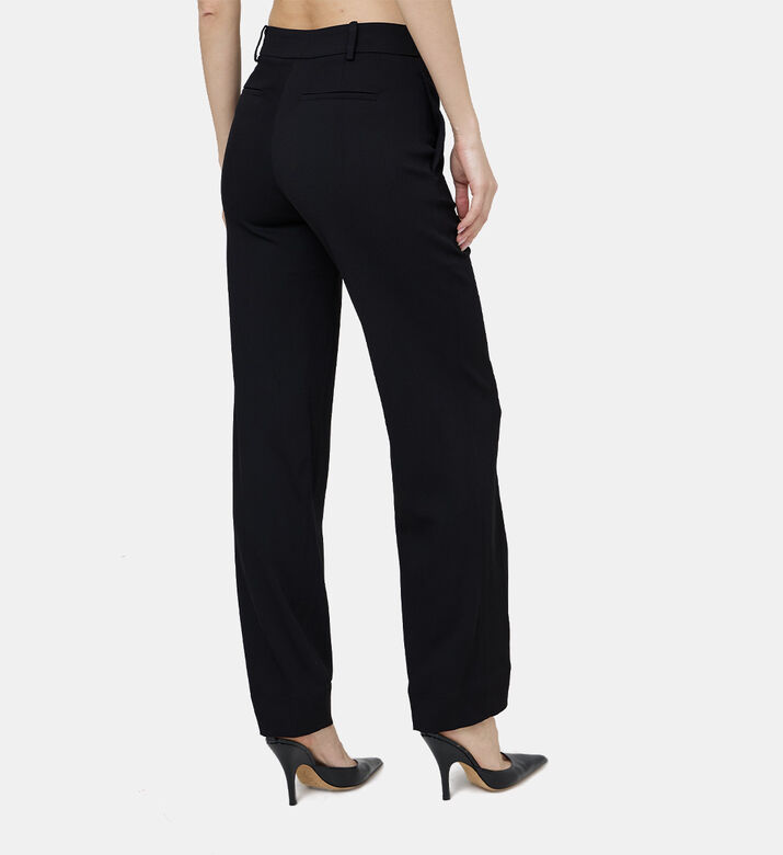 Cathy Cotton Silk Double-face Trousers