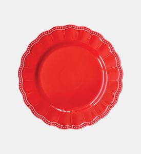 طبق عشاء دائري بورسلين