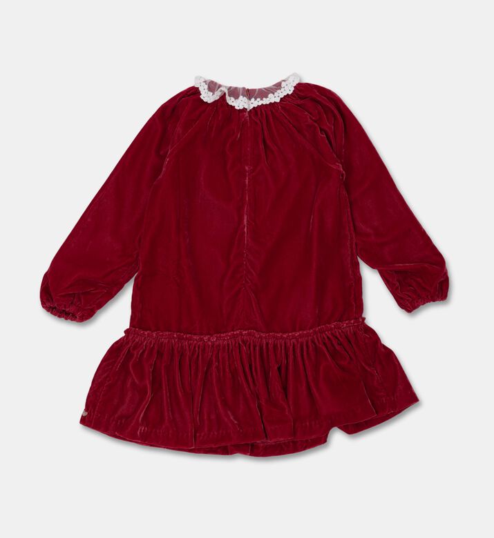 Tartine et Chocolat Velvet Long-sleeve Dress, Packshot View