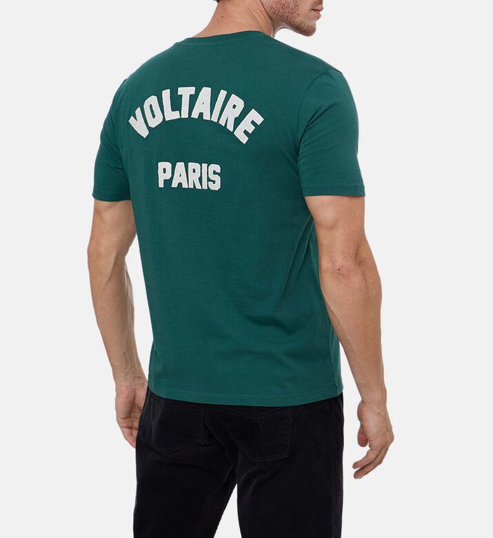 Zadig et Voltaire Cotton Short-sleeve T-shirt, Green, Xl, Model View