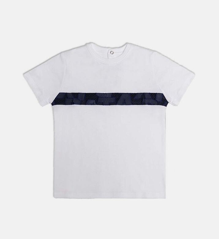 Jules and Juliette Paris Stripe-print Snap Button Closure T-shirt, Packshot View