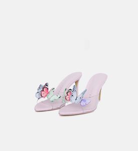 Sophia Webster Vanessa Leather Med Heel Sabots, Multicolor, Eu-41, Packshot View