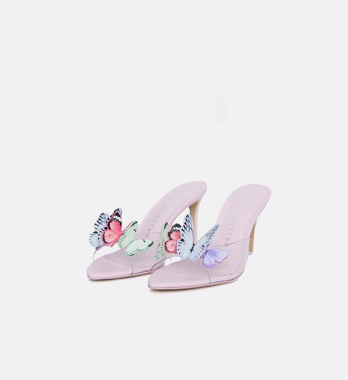 Sophia Webster Vanessa Leather Med Heel Sabots, Multicolor, Eu-41, Packshot View