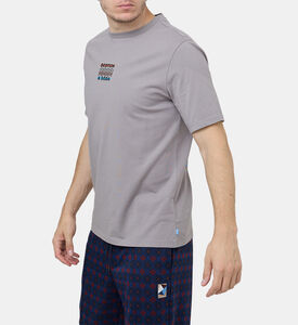 Artwork Printed Cotton T-shirt