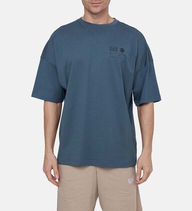 Cotton Chest Logo Oversized T-shirt