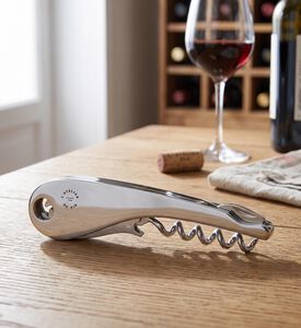 Atelier du Vin Silver Soft Machine Bottle Opener, Model View