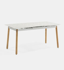 طاولة من خشب الساج من الألومنيوم من أليكانتي